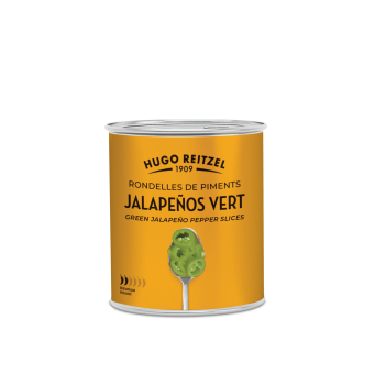 Piments verts Jalapenos en rondelles