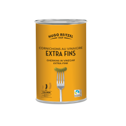 Cornichons fairtrade extra-fins au vinaigre 150+ 5/1