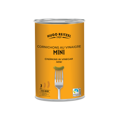 Mini Cornichons fairtrade au vinaigre 300+ 5/1