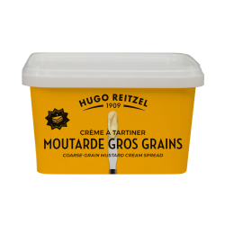 Crème à tartiner à la moutarde gros grain
