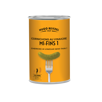 CORNICHONS MI-FINS AU VINAIGRE 60+