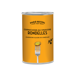 Cornichons au vinaigre en rondelles "Sans conservateur, sans arôme, sans additif"