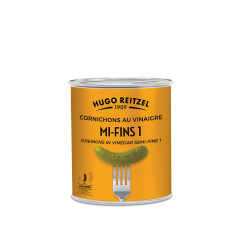Cornichons au vinaigre mi fins 60+