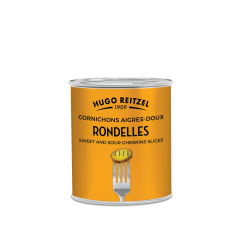Cornichons aigres-doux en rondelles