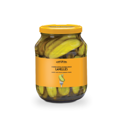 Cornichons aigres-doux en lamelles