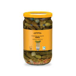 CORNICHONS MINI AUX DEUX VINAIGRE 300+