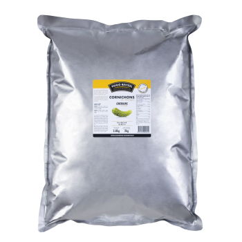 CORNICHONS FINS AU VINAIGRE 80+ POCHE 2KG