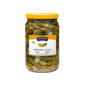 CORNICHONS  FINS AU VINAIGRE 80+ BOCAL 1,7L