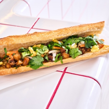 Sandwich Bahn Mi au Poulet Croustillant - Florence Abelin
