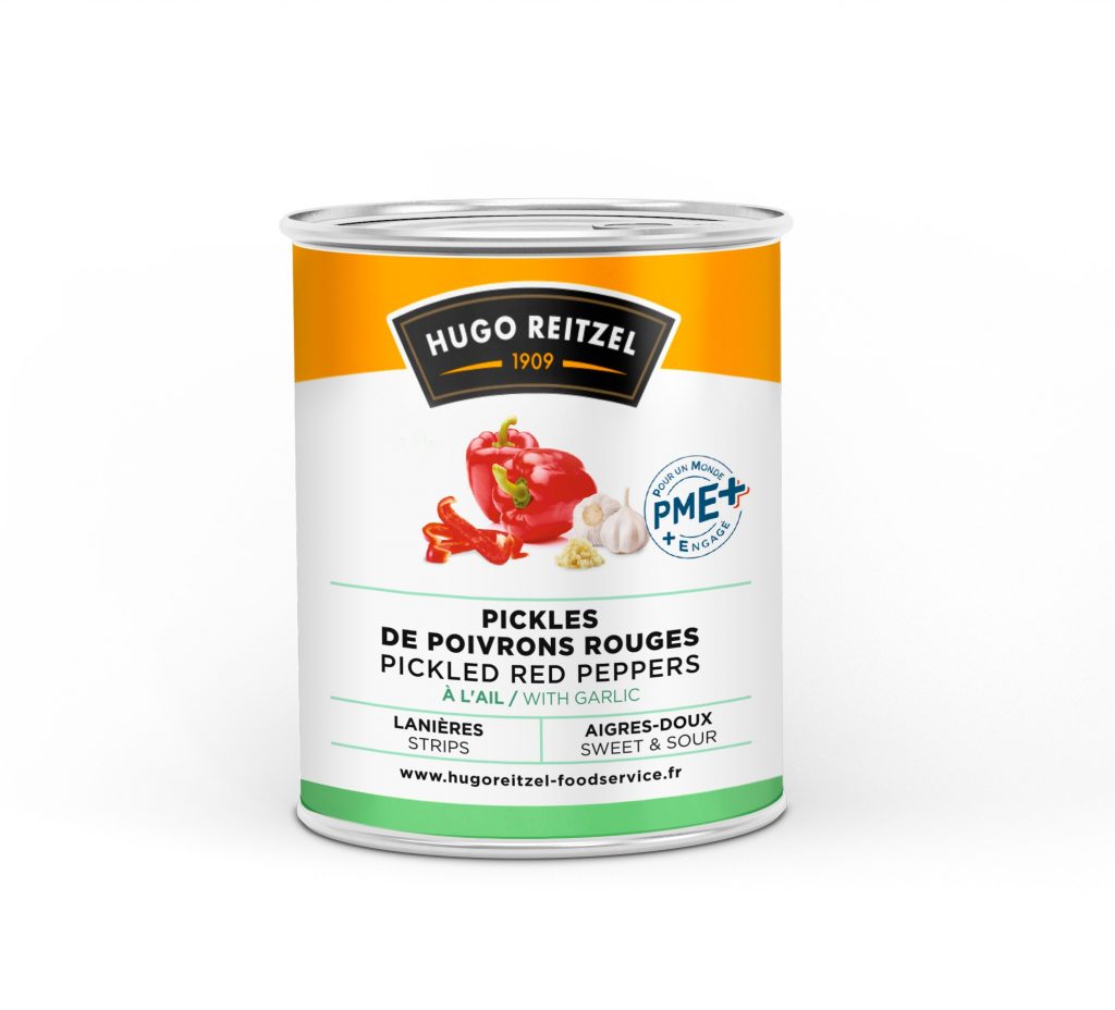 Pickles de poivrons rouges